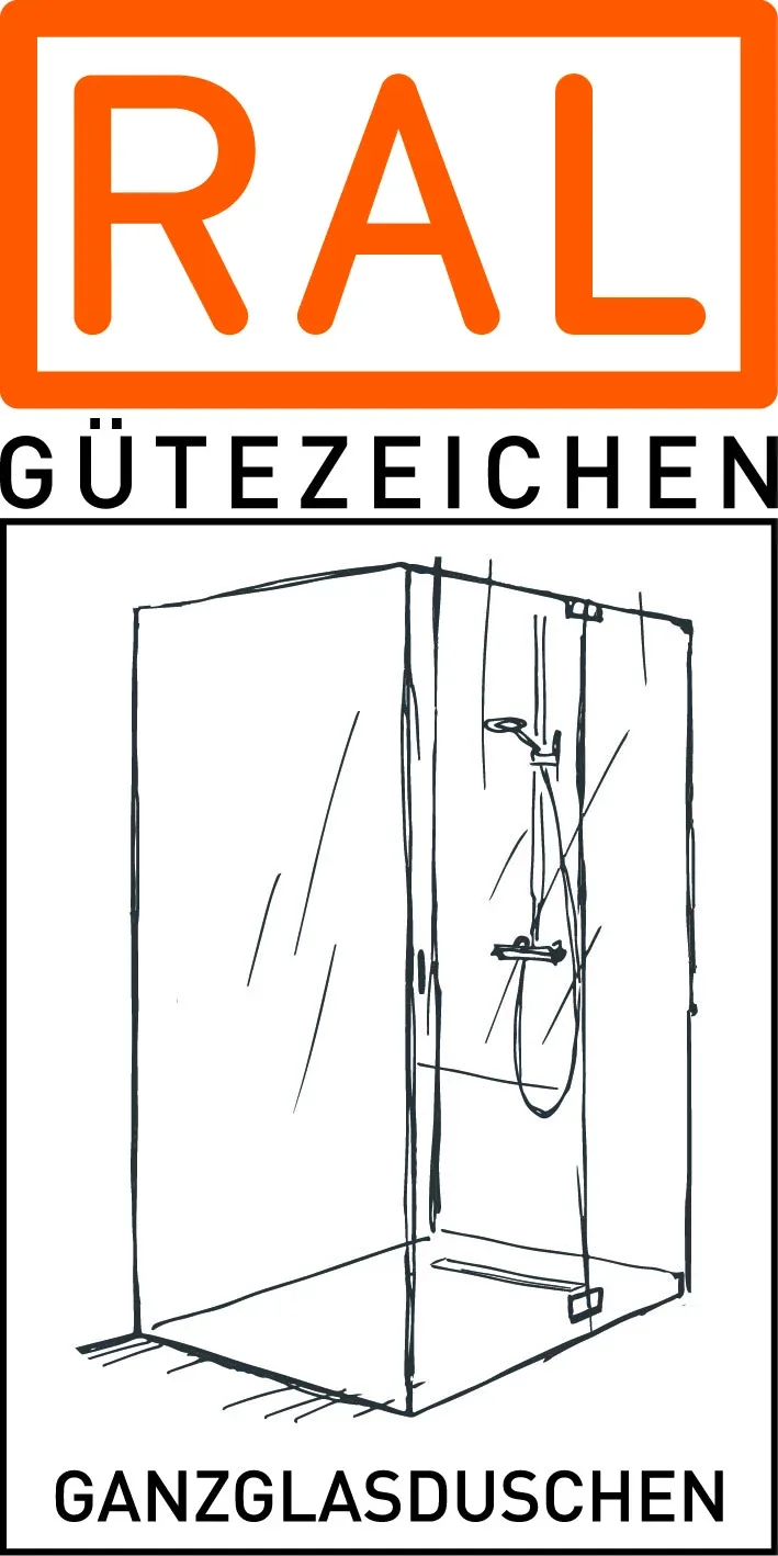 RAL Gütezeichen Ganzglasduschen